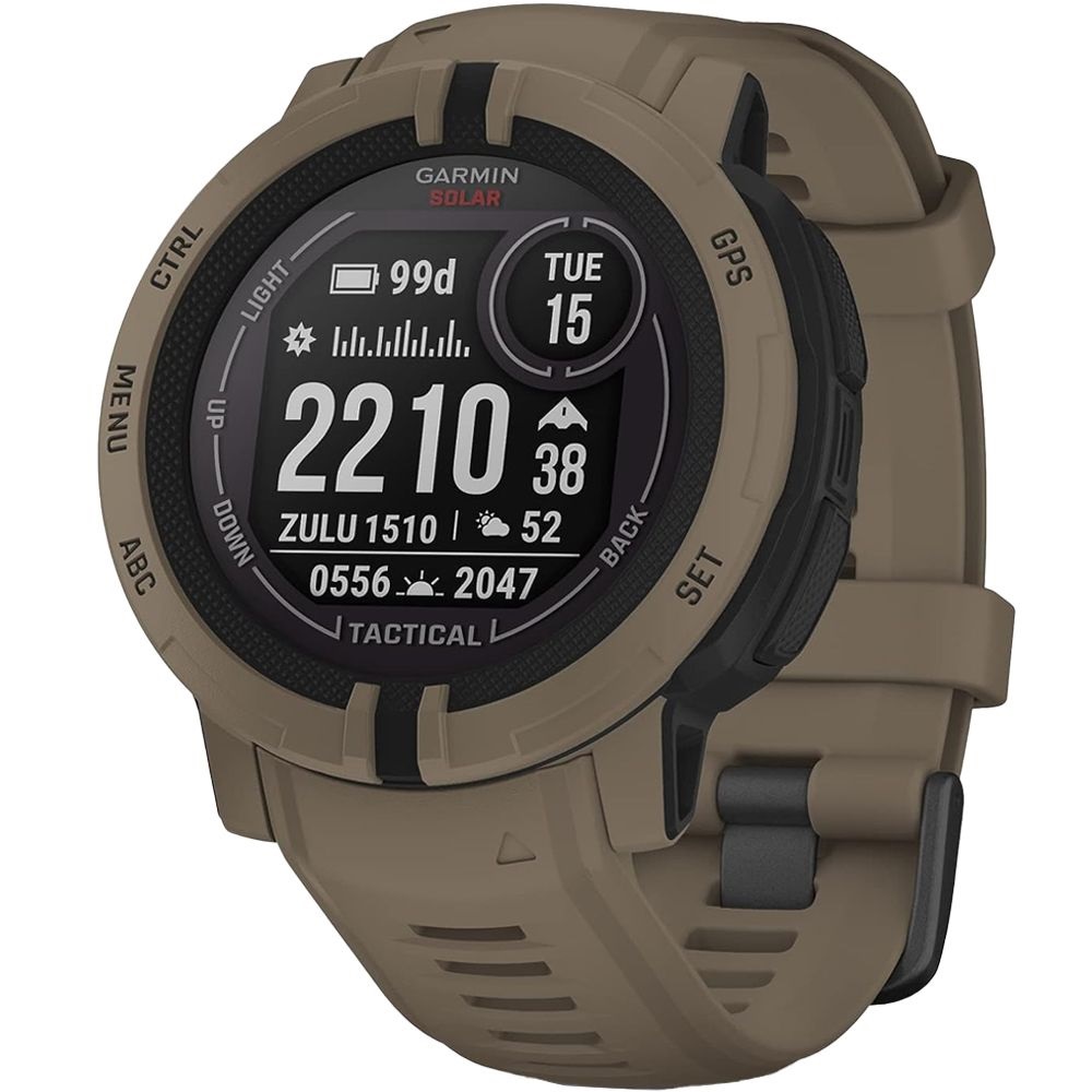 Reloj GPS Garmin Instinct 2 Solar Tactical Edition 010-02627-04 - Coyote Tan